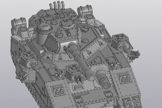战锤40K帝皇毒刃 Warhammer 40000 Baneblade缩略图