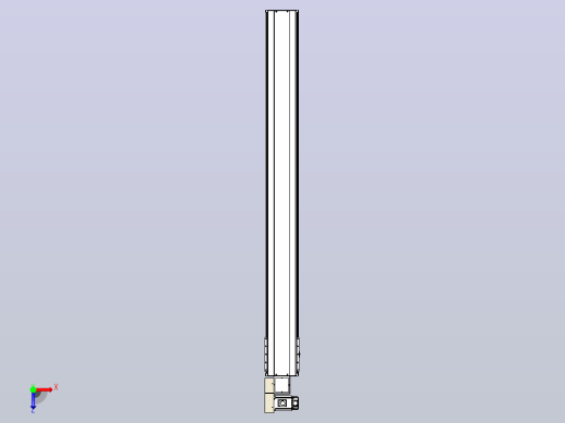 皮带直线轴半封闭可选导轨TPA-HNB-220D-176-L2050-ML-Y-P1K-N3俯视缩略图