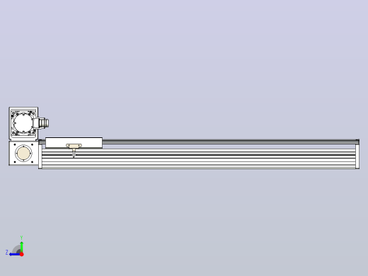 皮带直线轴半封闭可选导轨TPA-HNB-220D-176-L900-LU-C-P1K-N3右视缩略图