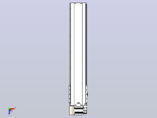 皮带直线轴半封闭可选导轨TPA-HNB-220D-176-L900-LU-C-P1K-N3俯视缩略图