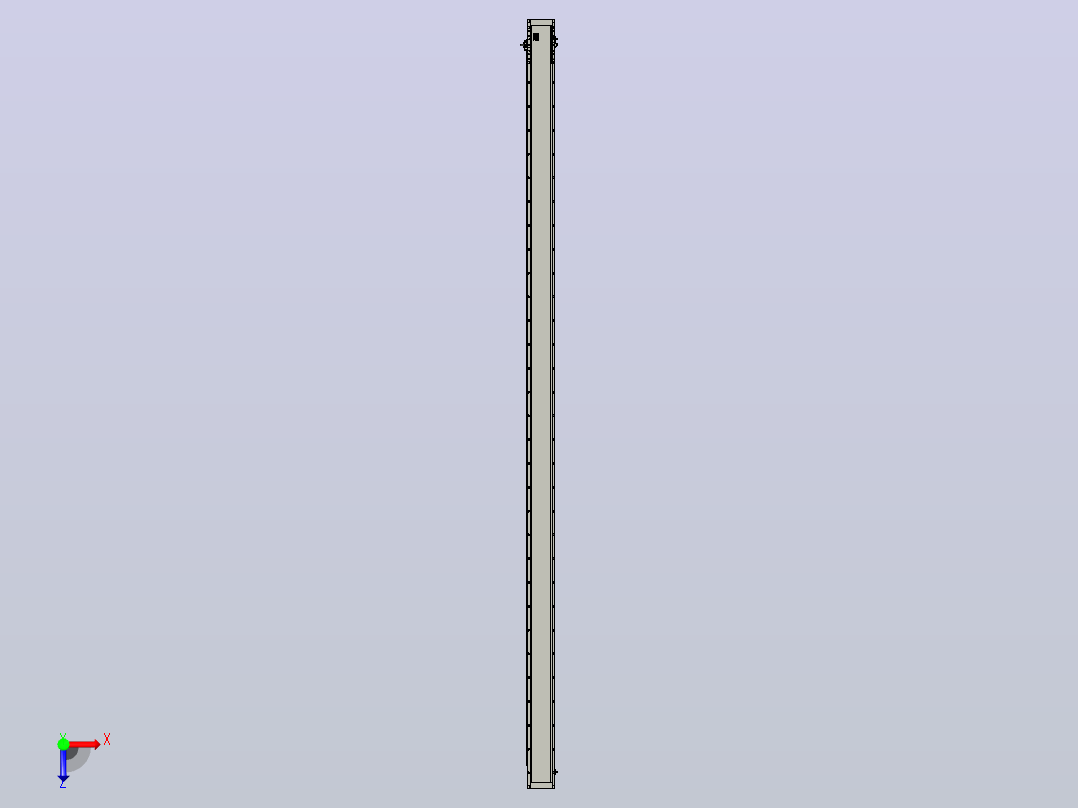 直驱直线电机轴TPA-LNP3-140-55C3-1-L3600-3-C-10-N3俯视图