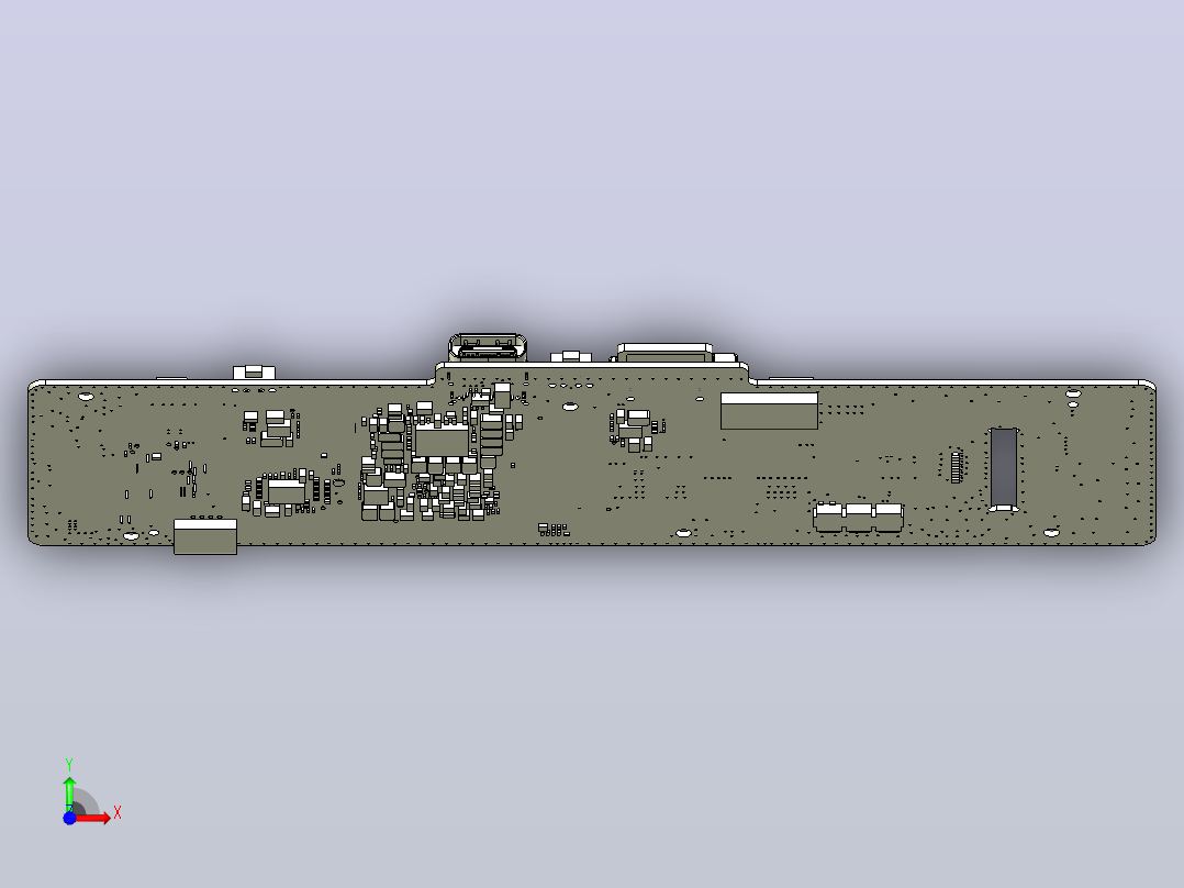 PCB模型前视图