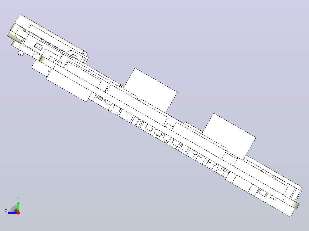 PCB模型右视图