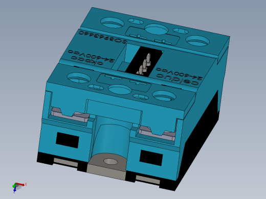 SSR继电器SPST-NO 35A 24-600v SOB963660