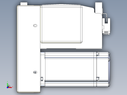 皮带直线轴半封闭可选导轨TPA-HNB-140D-120-L2050-LP-Y-P40-N3前视缩略图