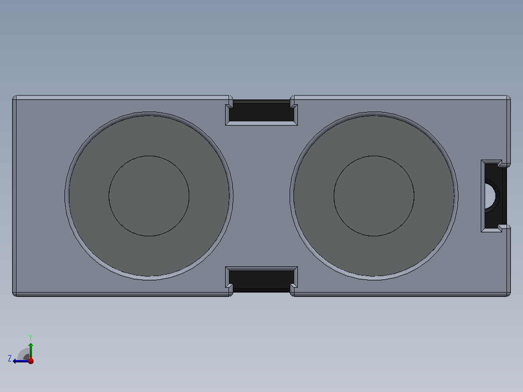 AirTAC双杆气缸TN系列可调整尺寸右视图