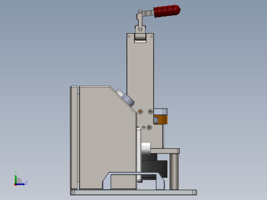 改变设备负载来测速的工装左视缩略图