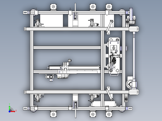 自动传送工作台前视缩略图