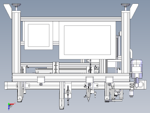 自动传送工作台俯视缩略图
