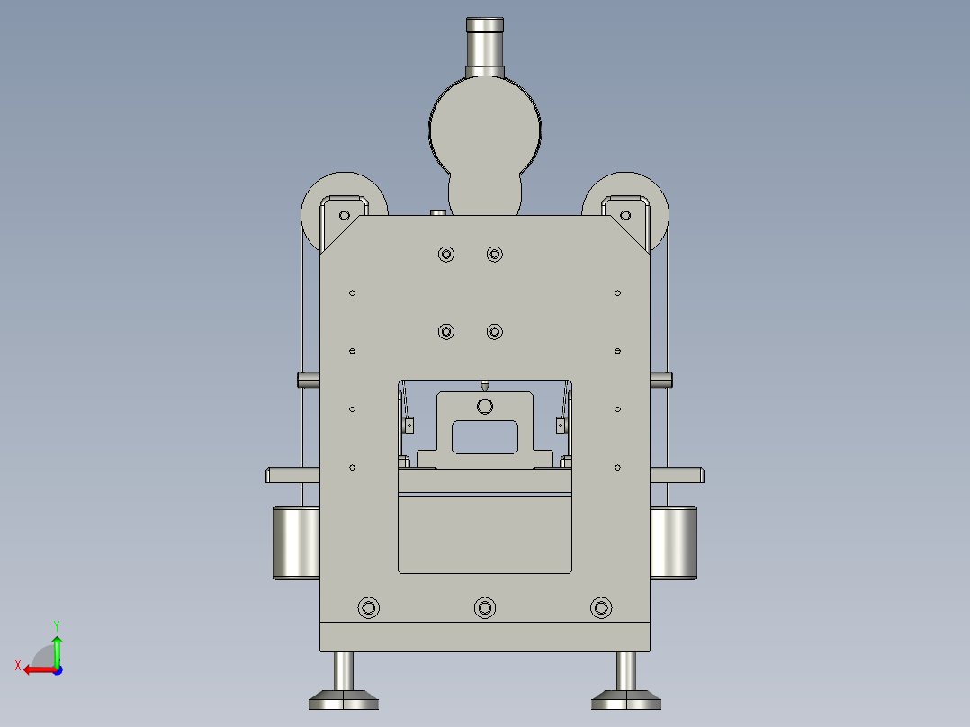电池厚度测试机后视图