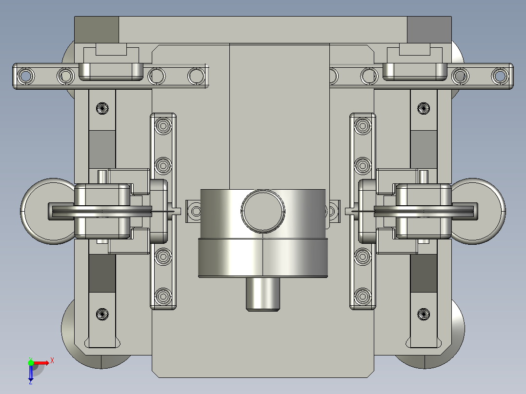 电池厚度测试机俯视图