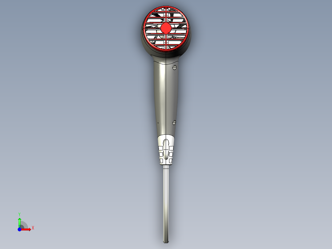 家用吹风机前视图