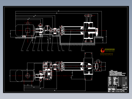 提升机装配总图
