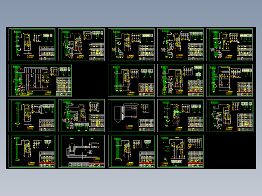 水泥厂电气控制全套18张总图