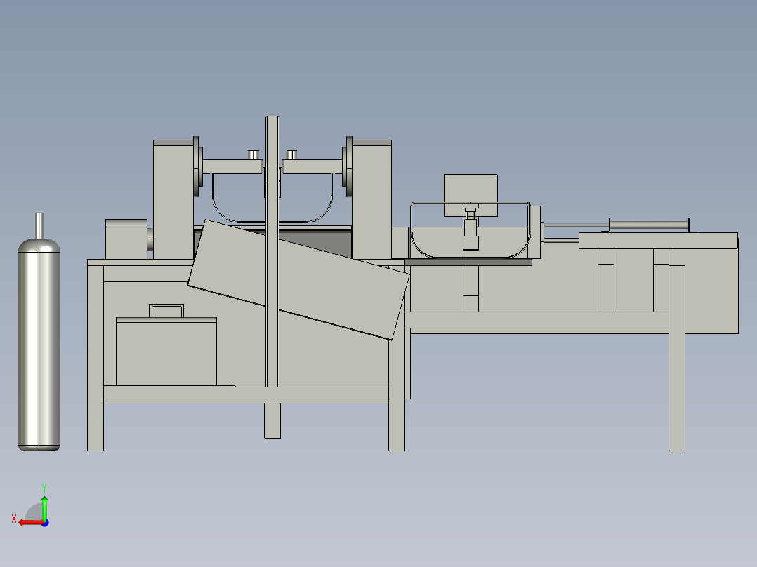 自动化氩弧焊设备后视图