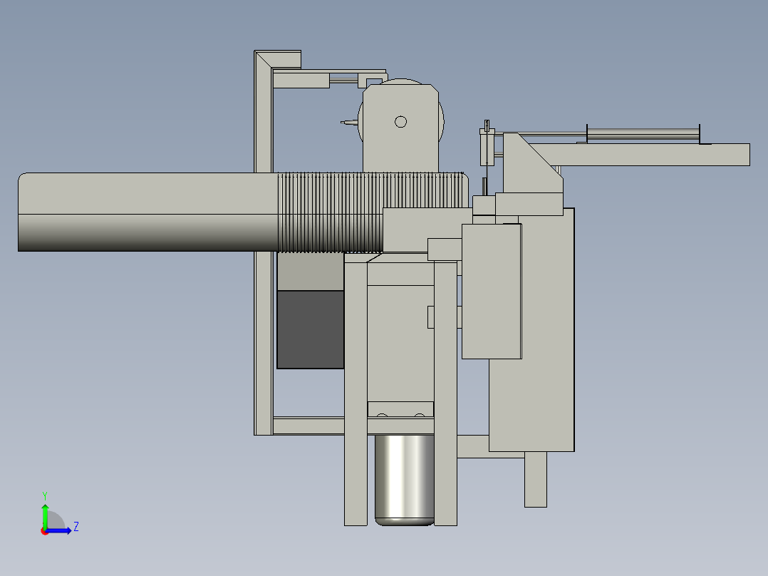 自动化氩弧焊设备左视图