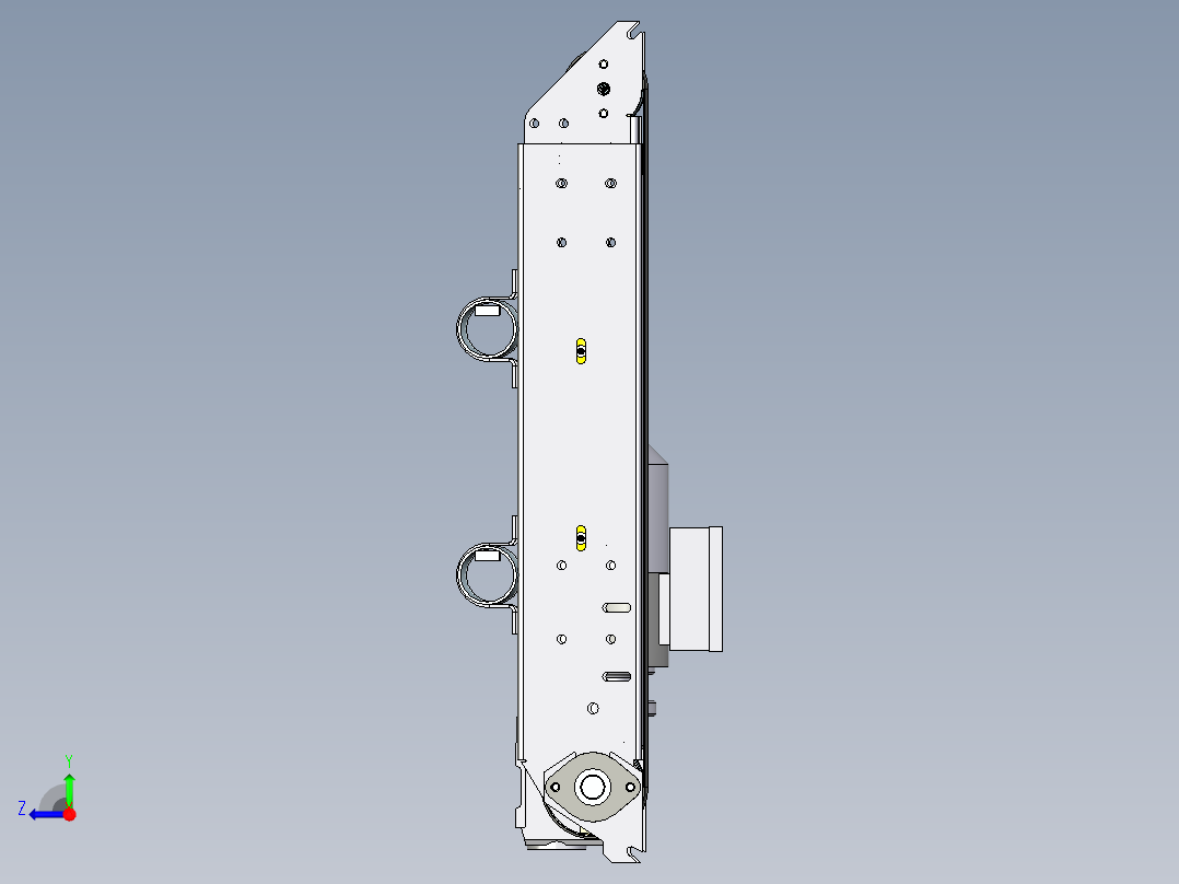 一小段皮带线右视图
