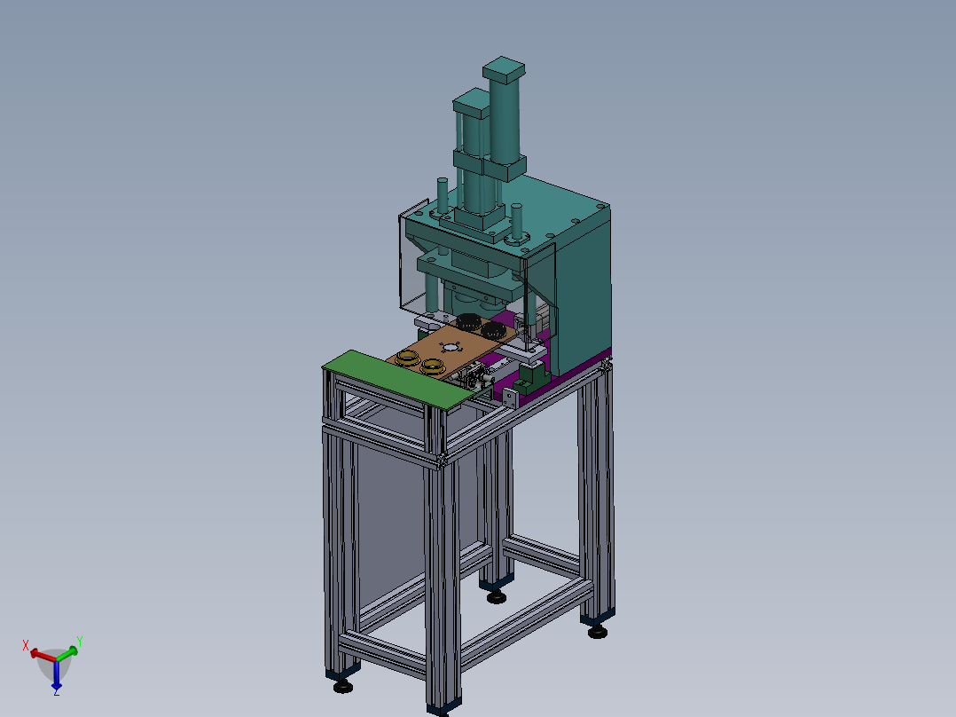 H829 增压缸式铆接工作台
