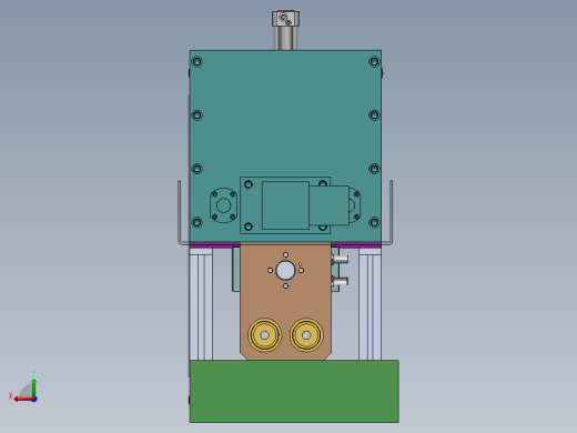 H829 增压缸式铆接工作台后视缩略图