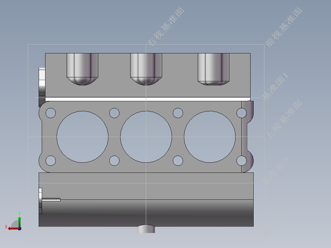 钻机泵头加工工艺设计（全部结清）后视图