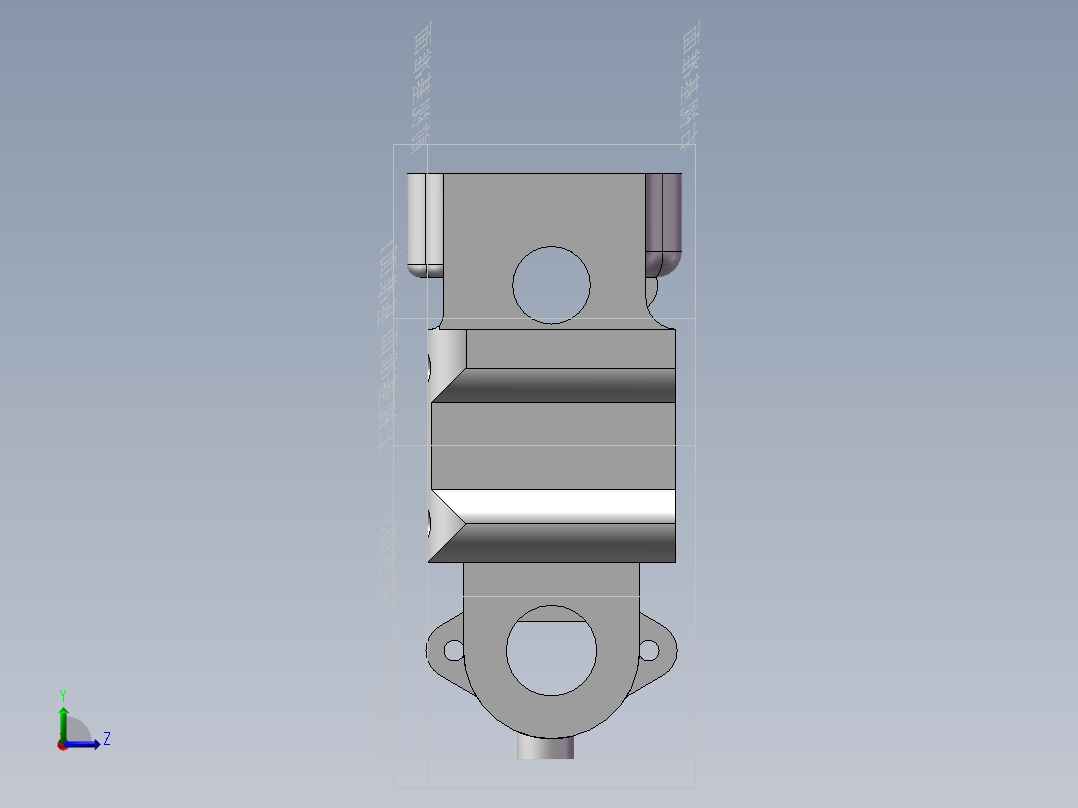 钻机泵头加工工艺设计（全部结清）左视图