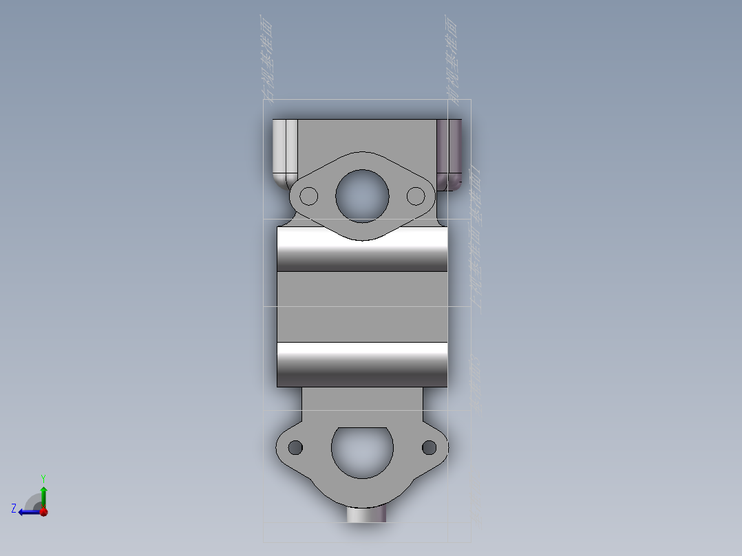 钻机泵头加工工艺设计（全部结清）右视图