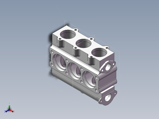 钻机泵头加工工艺设计（全部结清）正等轴测缩略图