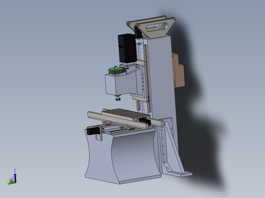 数控铣床模型图