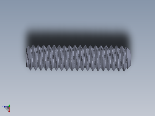 UNC 平头紧定螺钉-UNC SET SCREW 0.250 x1.000.SLDPRT