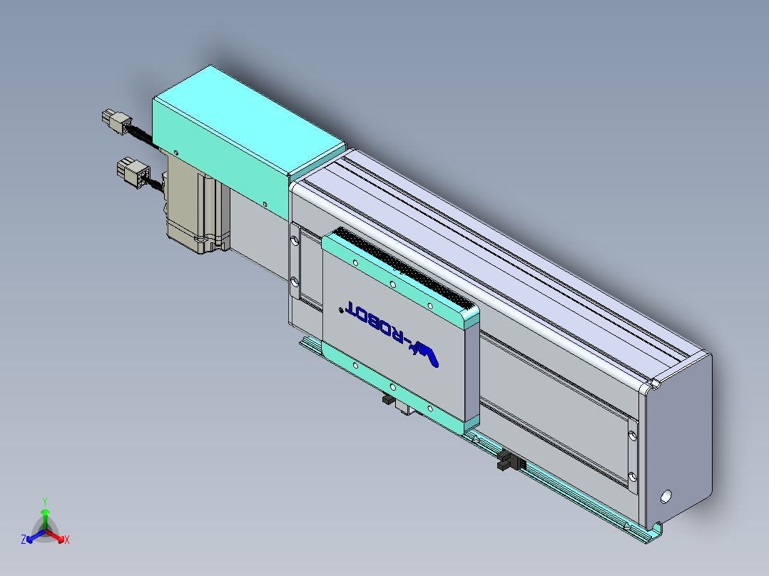 威洛博VBC同步带传动一无尘环境VBC14-L45-S100-BR-ZP40-C3主视图