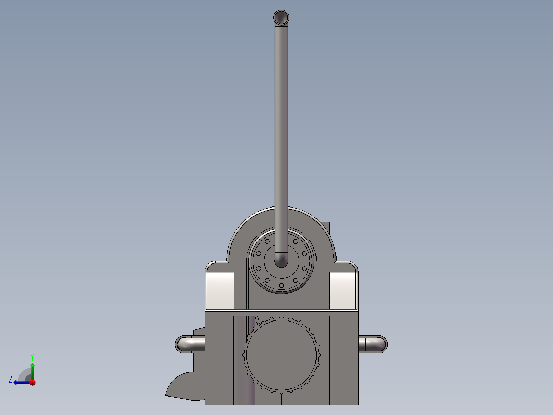 基于PLC控制的水泥离心机控制系统设计电线杆右视图