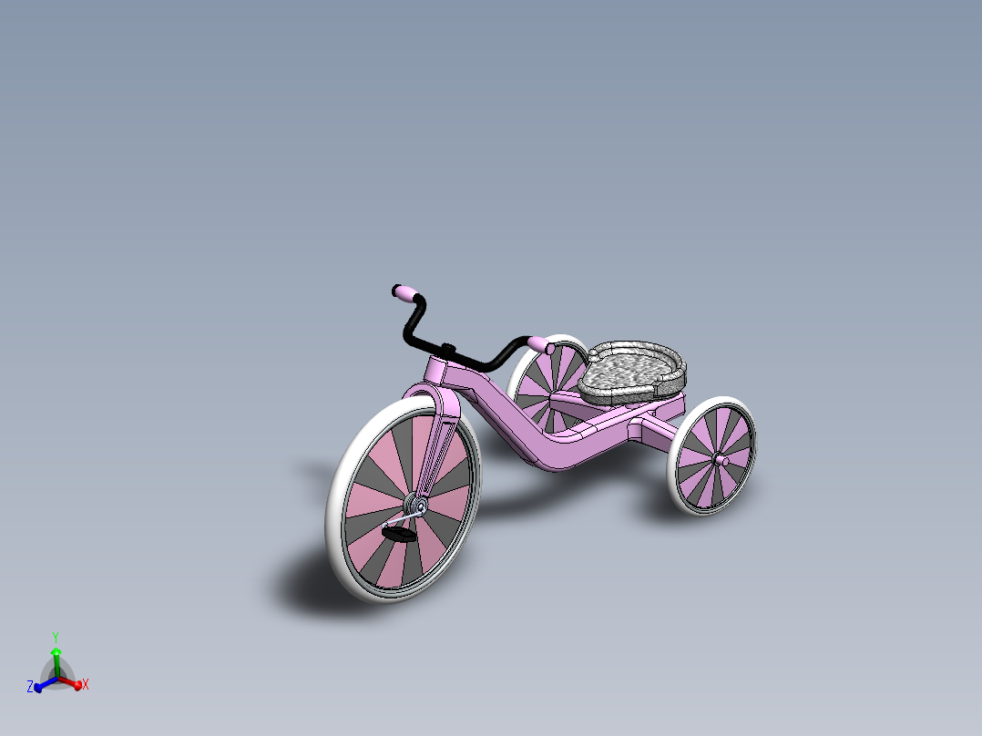 儿童三轮车概念--sw