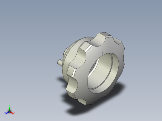 工程塑膠手輪(安裝水平指示器用)VHT-3D多系列多零件图纸模型