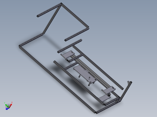 全自动硬纸板包装机 三维和二维图纸及设计说明书