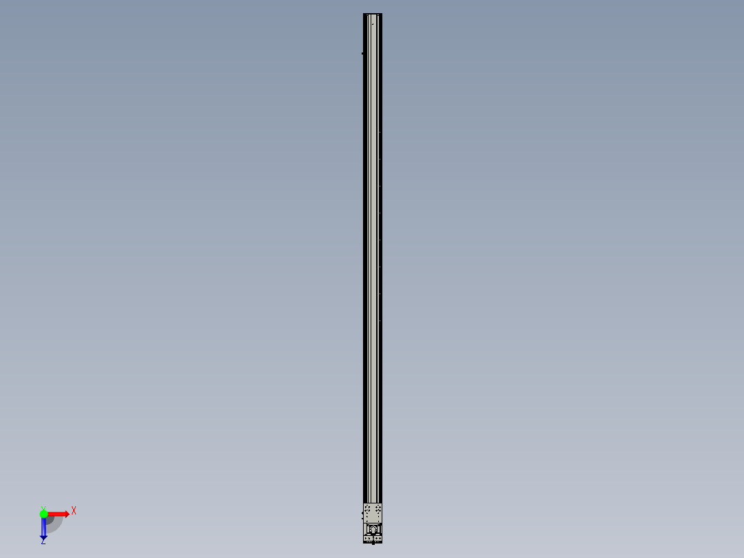 东锦齿条传动DH136G-S3600-BU-减速机+P400W俯视图