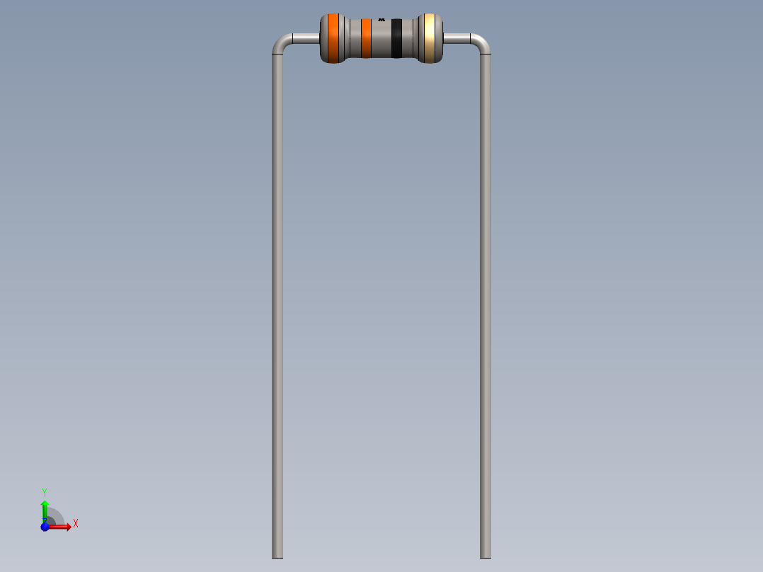 电容器 二极管 电阻器-Resistor 33 Ohm前视图