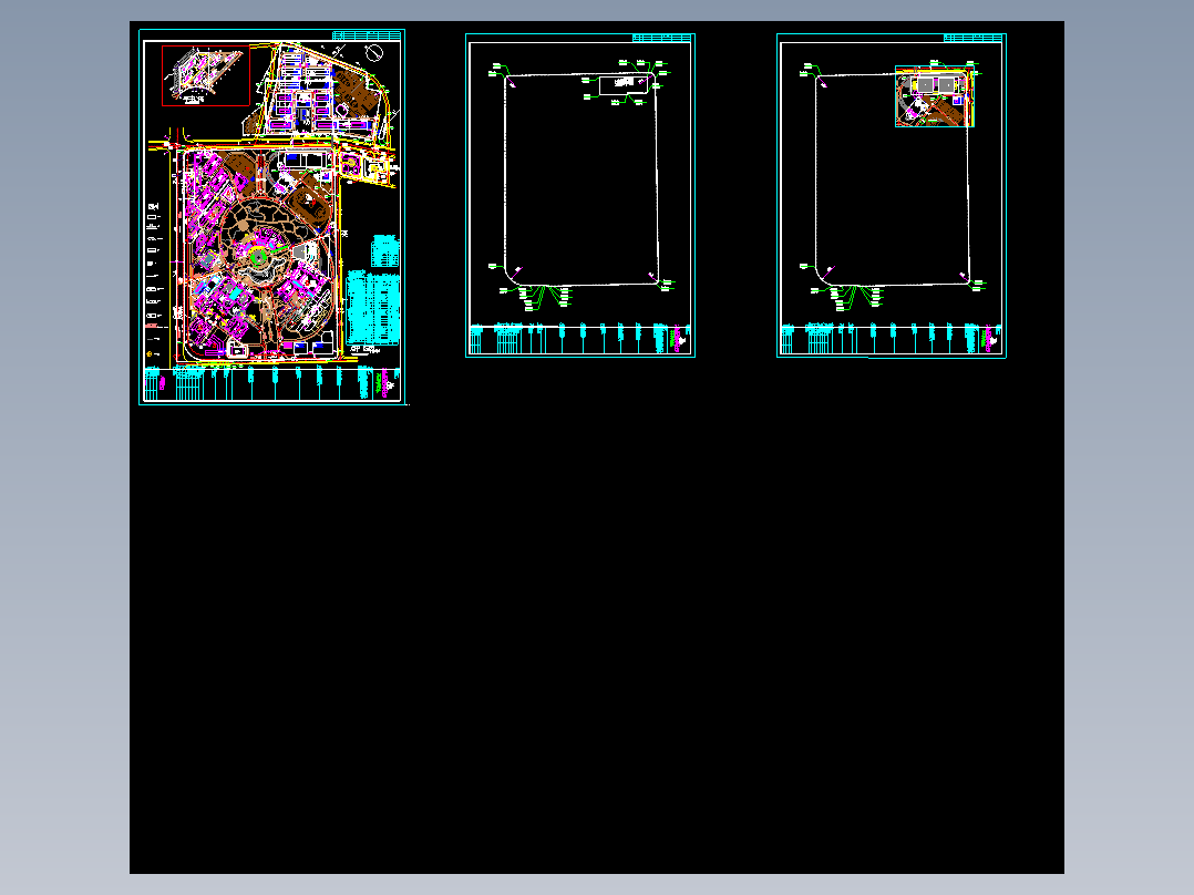 学院综合体育馆方案CAD图纸