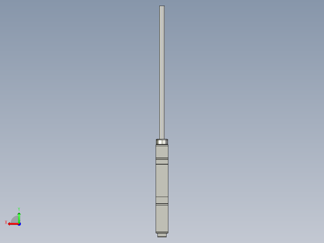 基恩士FS-V11_kc图纸模型后视图