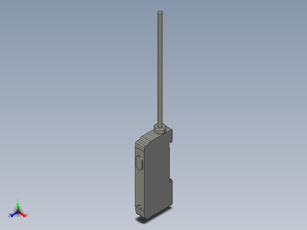 基恩士FS-V11_kc图纸模型正等轴测图