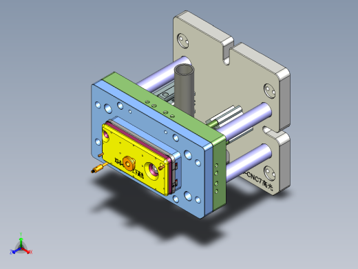 X3-B笔记本CNC工装夹具三维模型-CNC6-1013