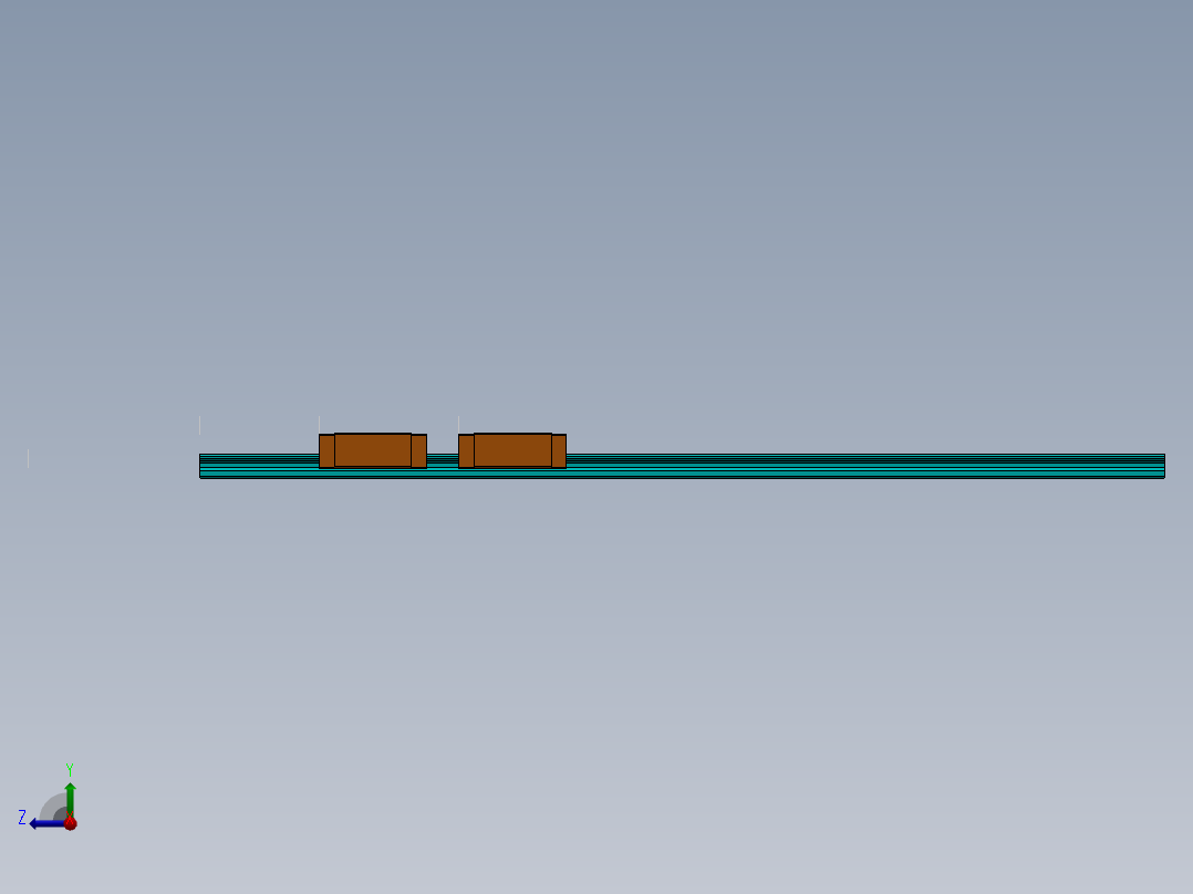 低组装直线导轨20右视图