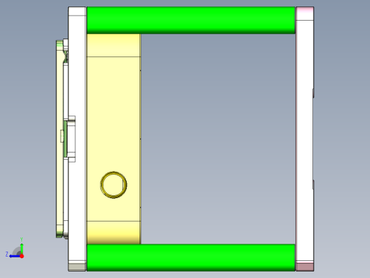 FONE-D笔记本CNC工装夹具三维模型-CNC3-1114右视缩略图