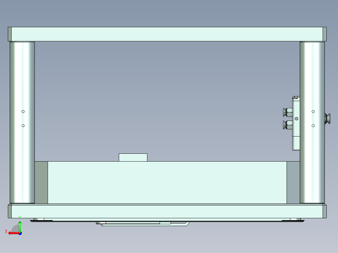 C15C-笔记本CNC工装夹具三维模型cnc3后视图