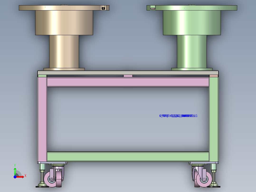 钻头自动组装冲压机creo5.0.zip前视图