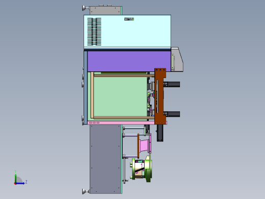 基板插件自动生产线sw18可编辑左视缩略图