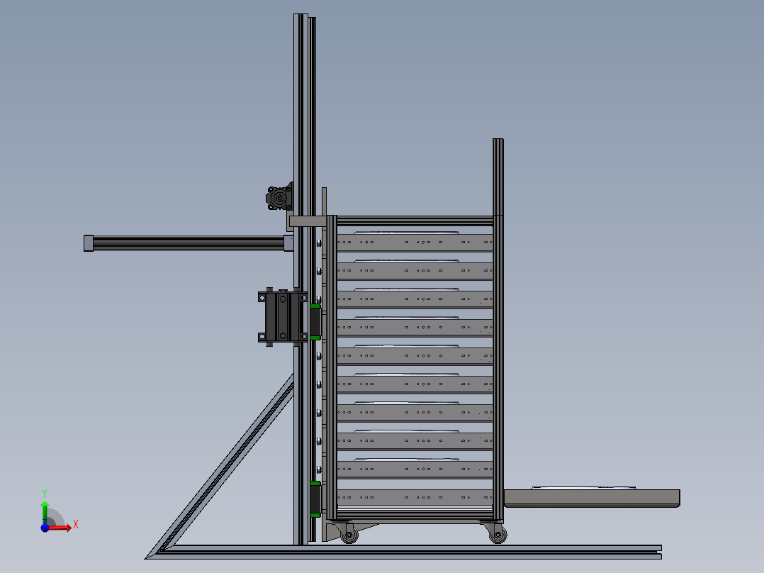 2023.02月-马桶盖堆垛架sw20可编辑前视图