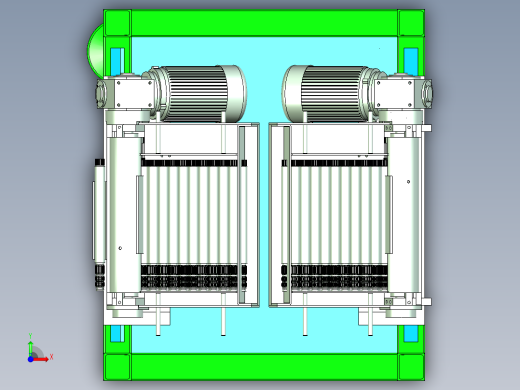 圆轴自动分选设备设计前视缩略图