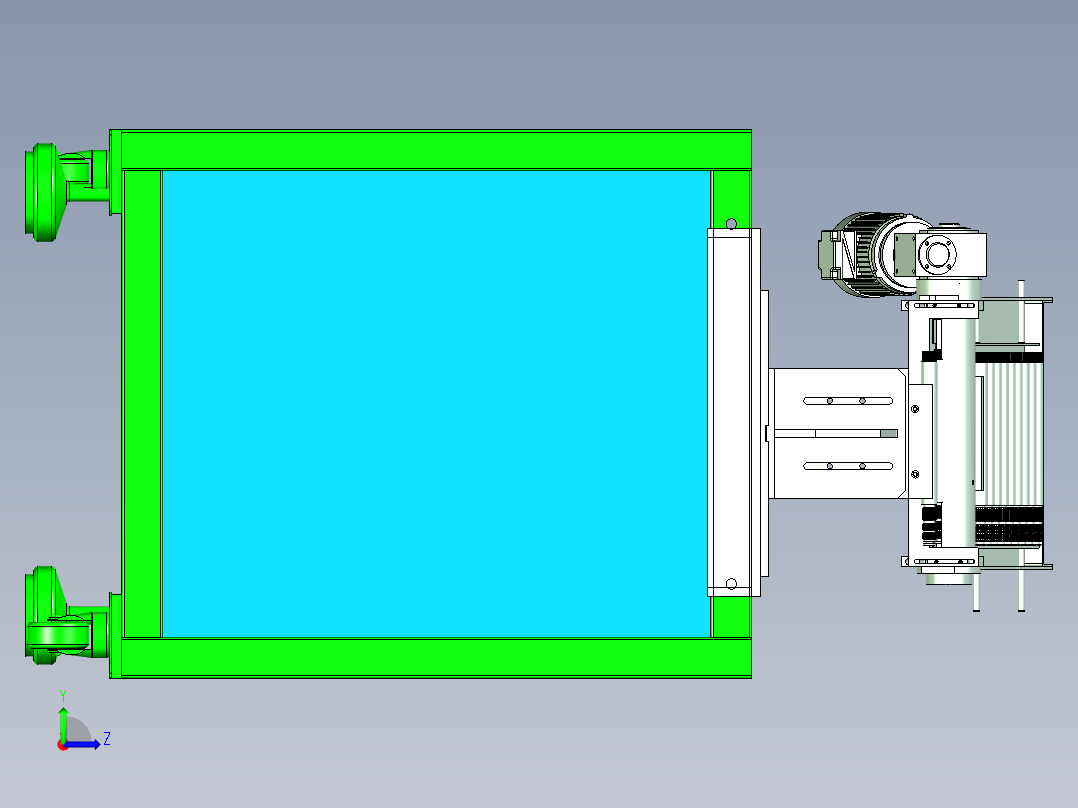 圆轴自动分选设备设计左视图