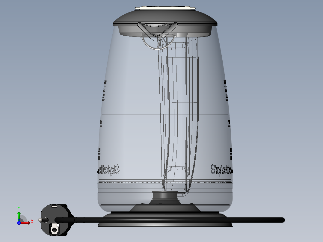 电饭煲 电热水壶(3)前视图