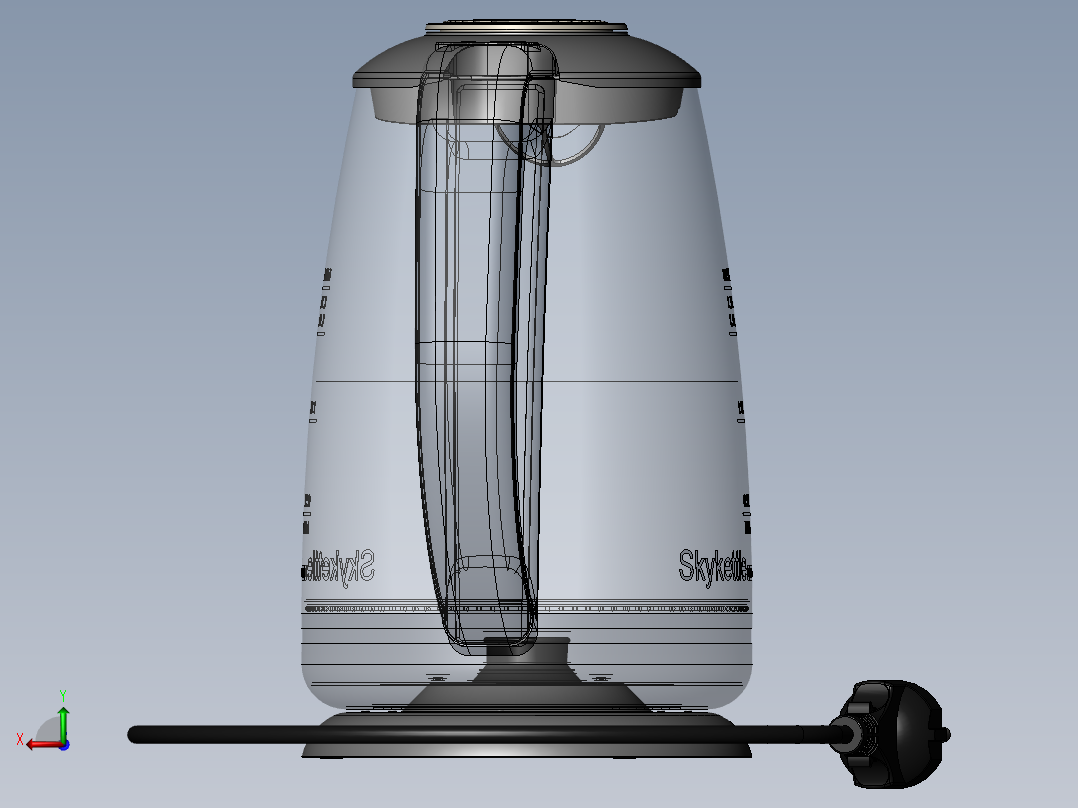 电饭煲 电热水壶(3)后视图